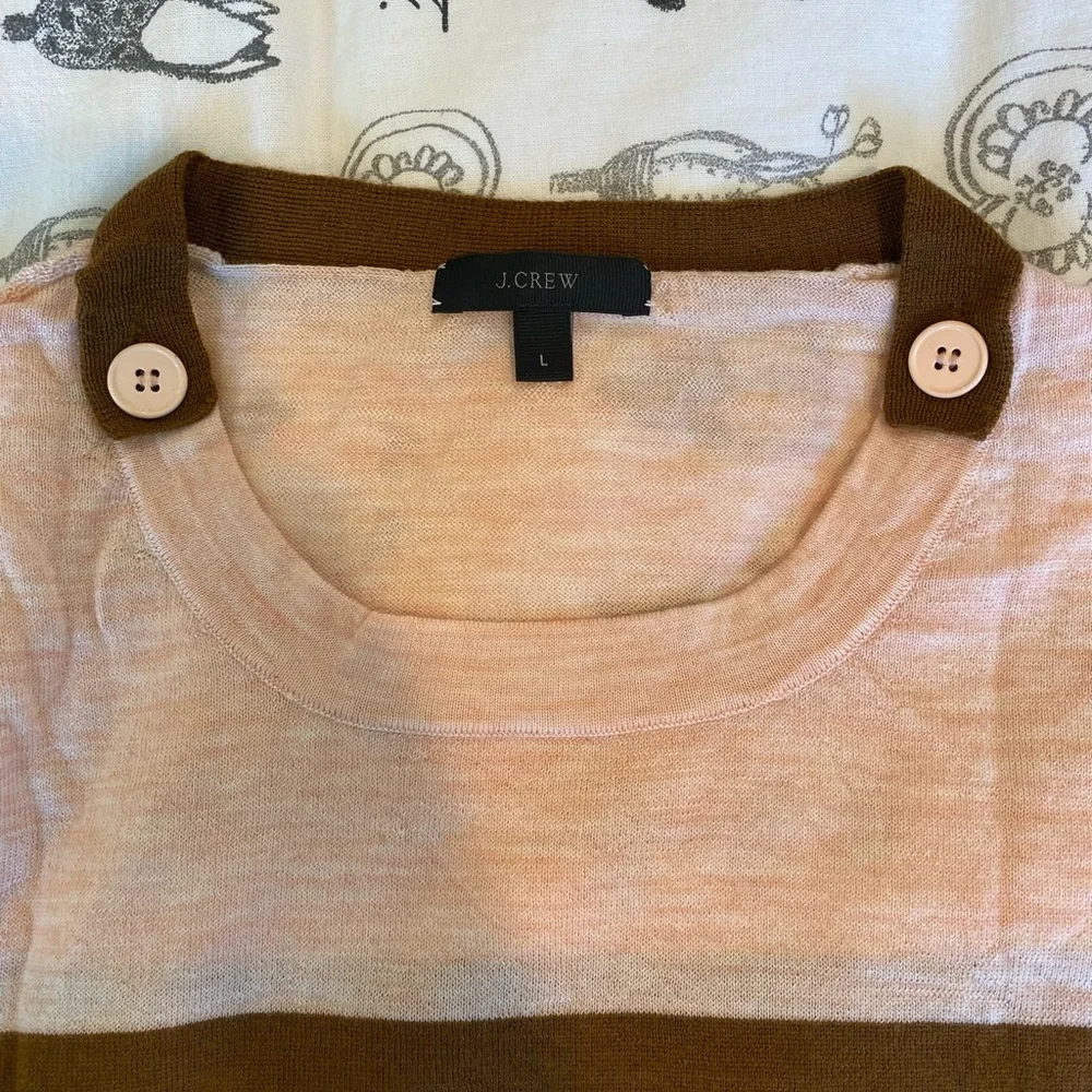 J.Crew striped Tippi sweater